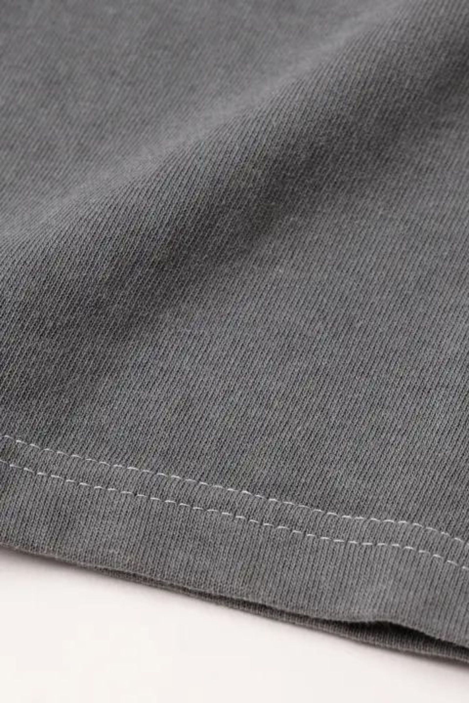OVERDYE EMBROIDERY L/S TEE/カットソー/ブラック