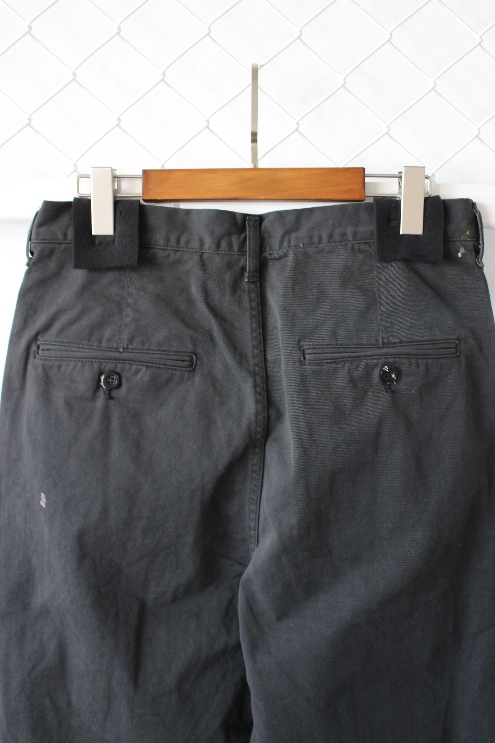 ANCELLM PAINT CHINO TROUSERS グレー 新品未使用-