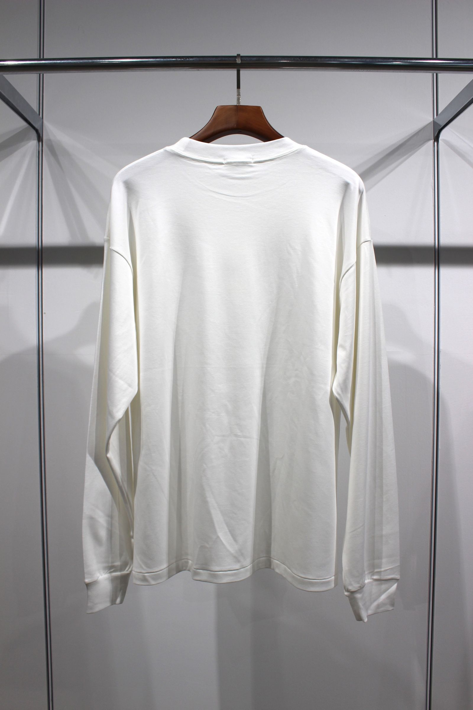 1ST PICKED SUVIN L/S TEE/WHITE