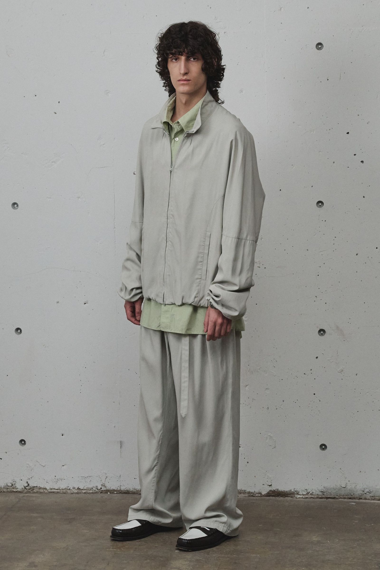 TUCK KIMONO BLOUSON | MINT | ブルゾン