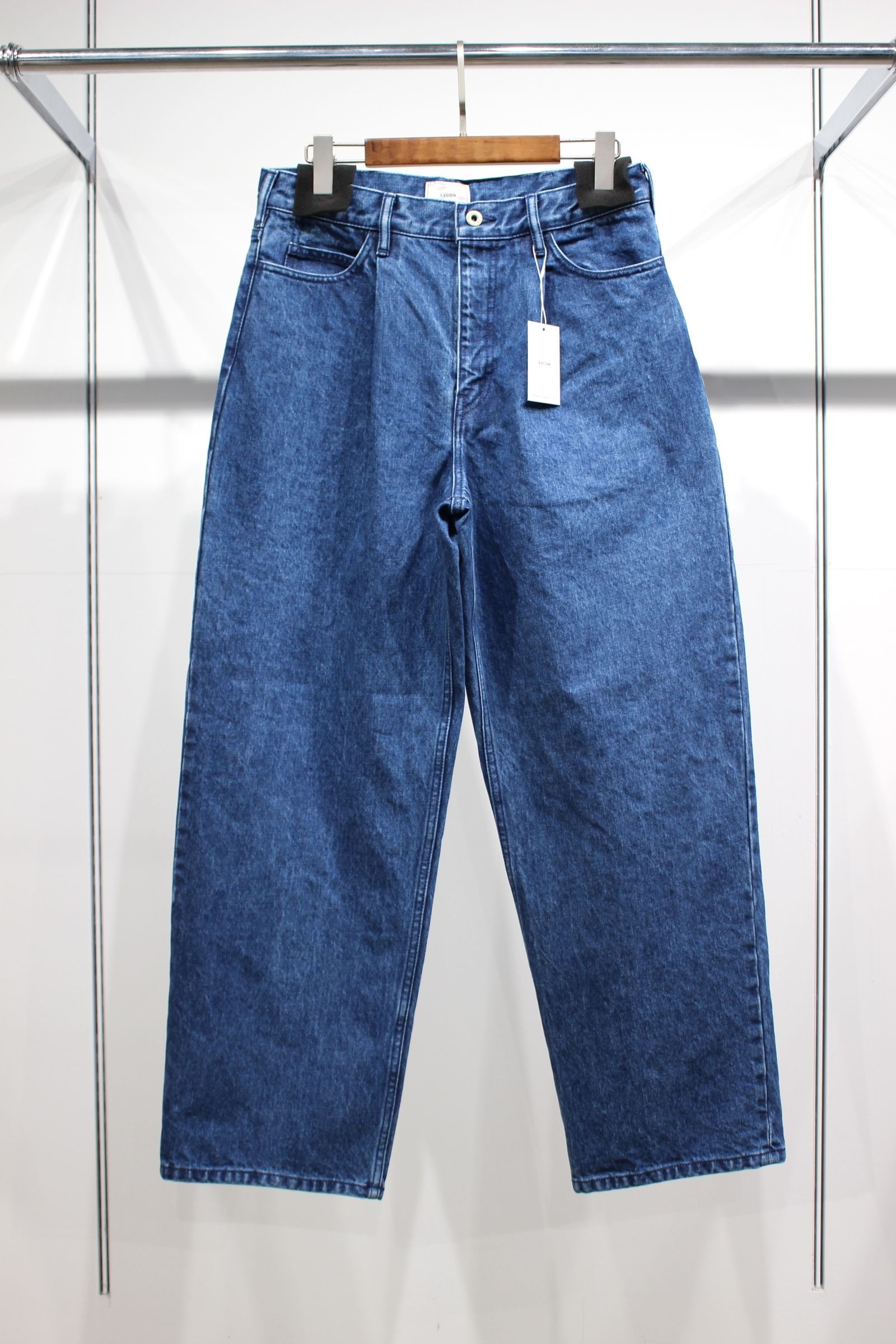 EVCON - 1TUCK BAGGY DENIM BIO | BLACK | デニム | NapsNote EVCON - 1TUCK BAGGY DENIM BIO | BLACK | デニム | NapsNote