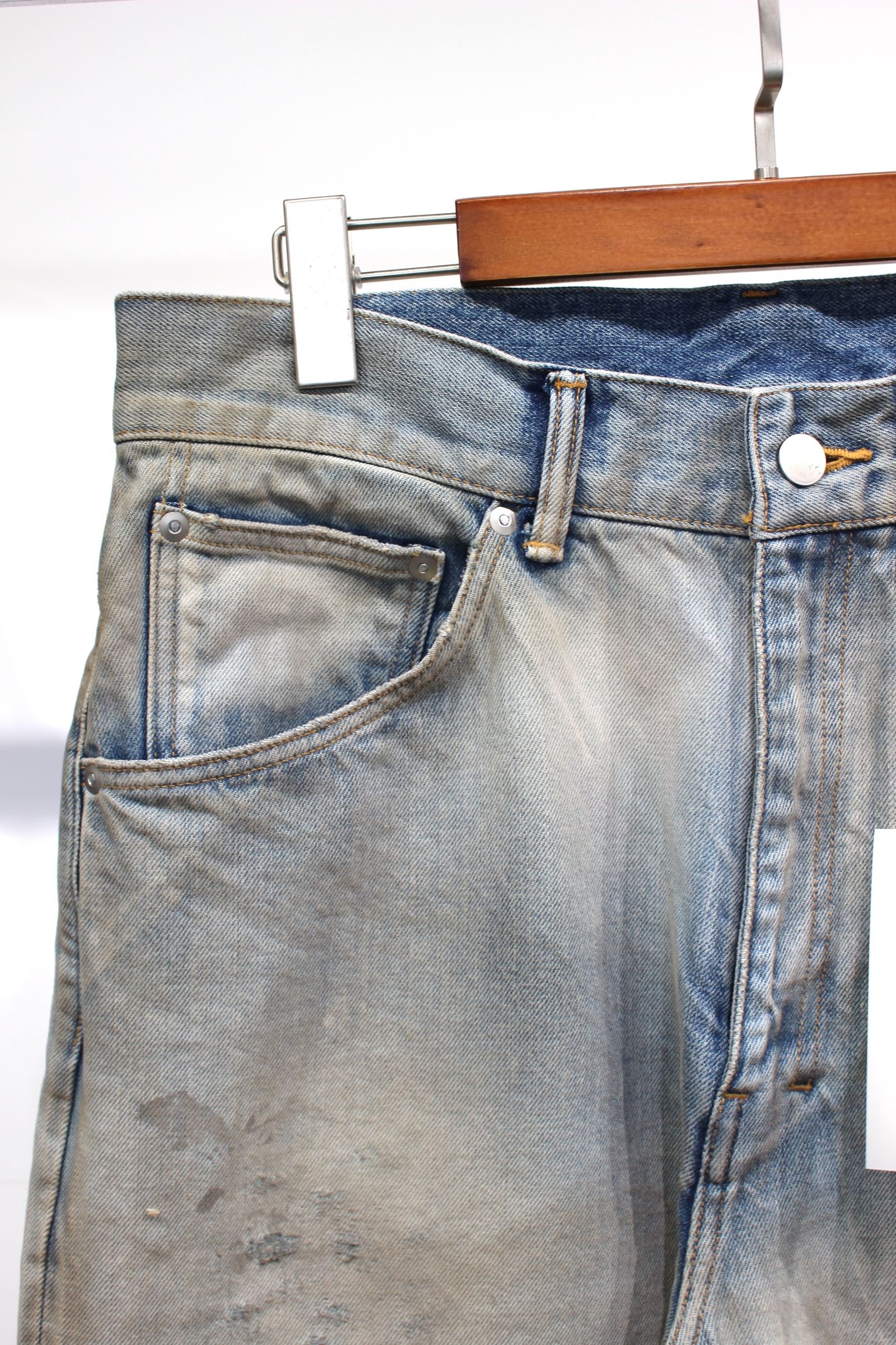 受注生産】UNEVEN 5P DENIM PANTS ANC