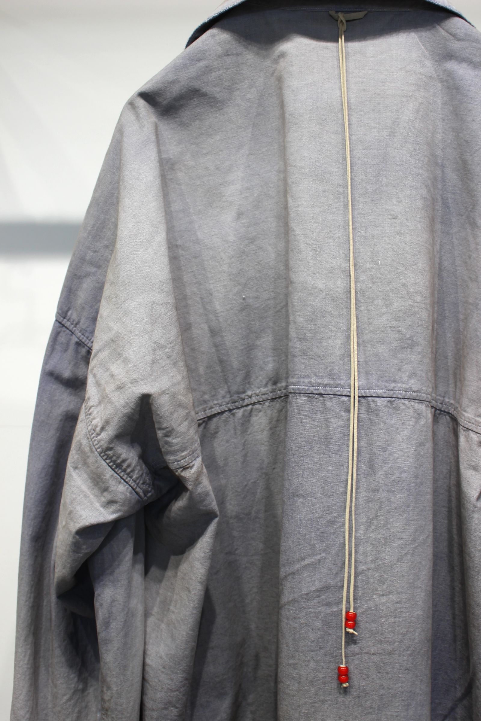 AGING CHAMBRAY LONG SHIRT | DUSKY PURPLE | シャンブレーシャツ