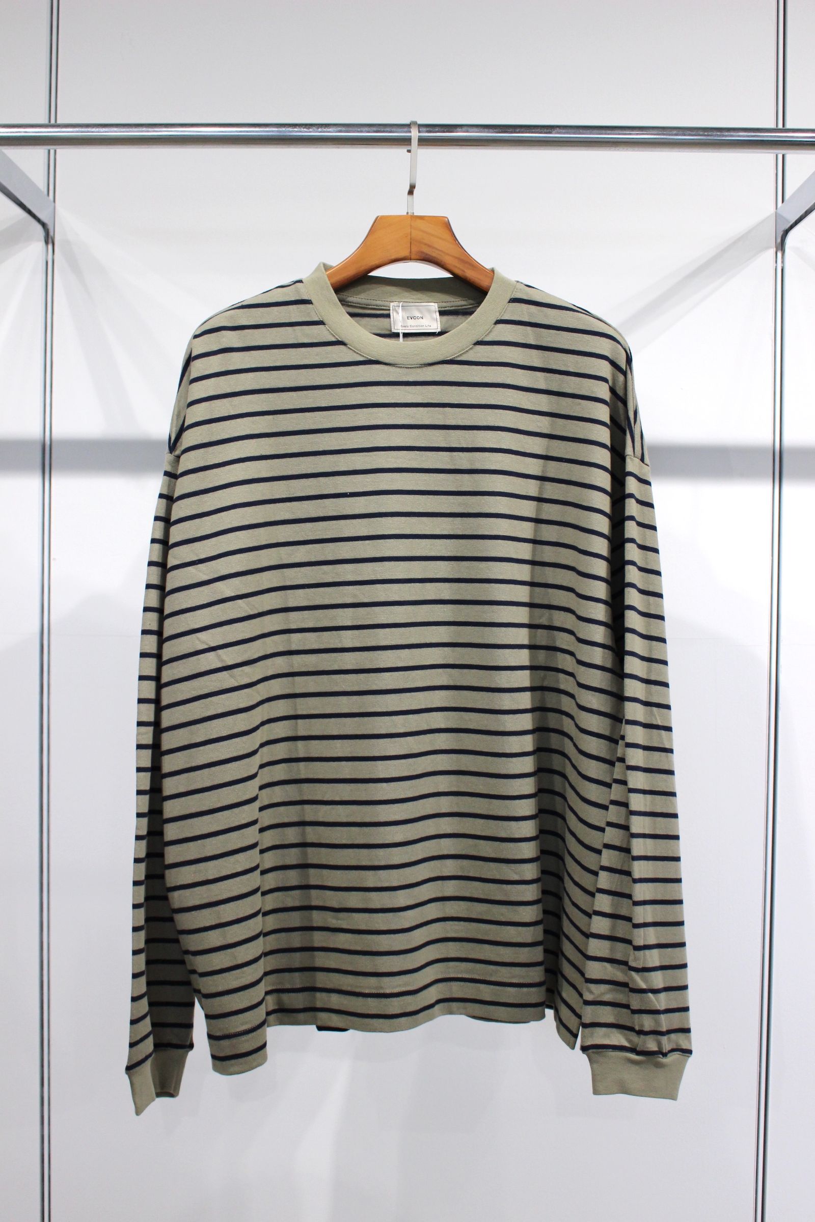 BORDER WIDE L/S TEE/カットソー
