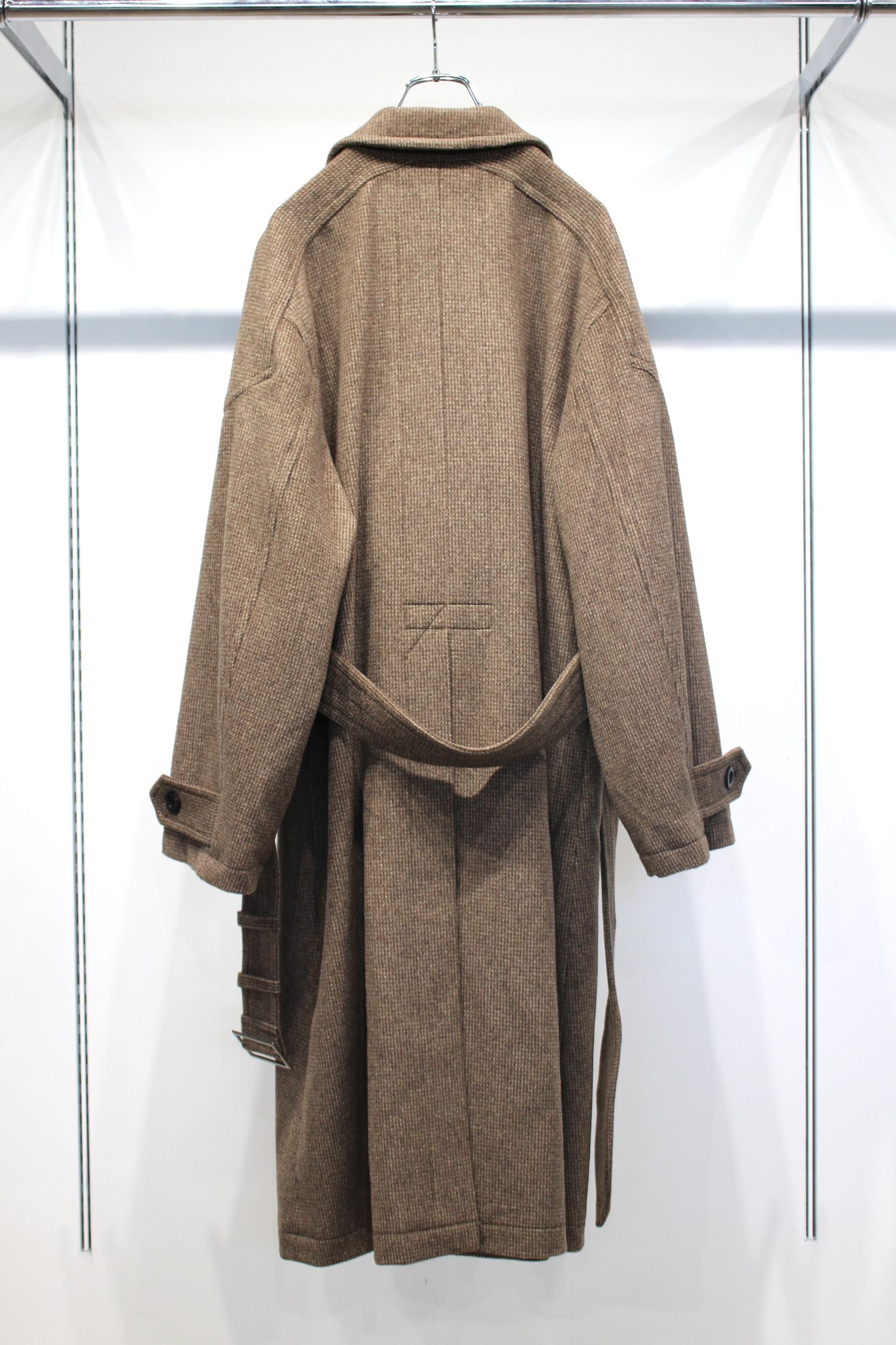 WOOL BLANKET BALMACAAN COAT | BEIGE | コート