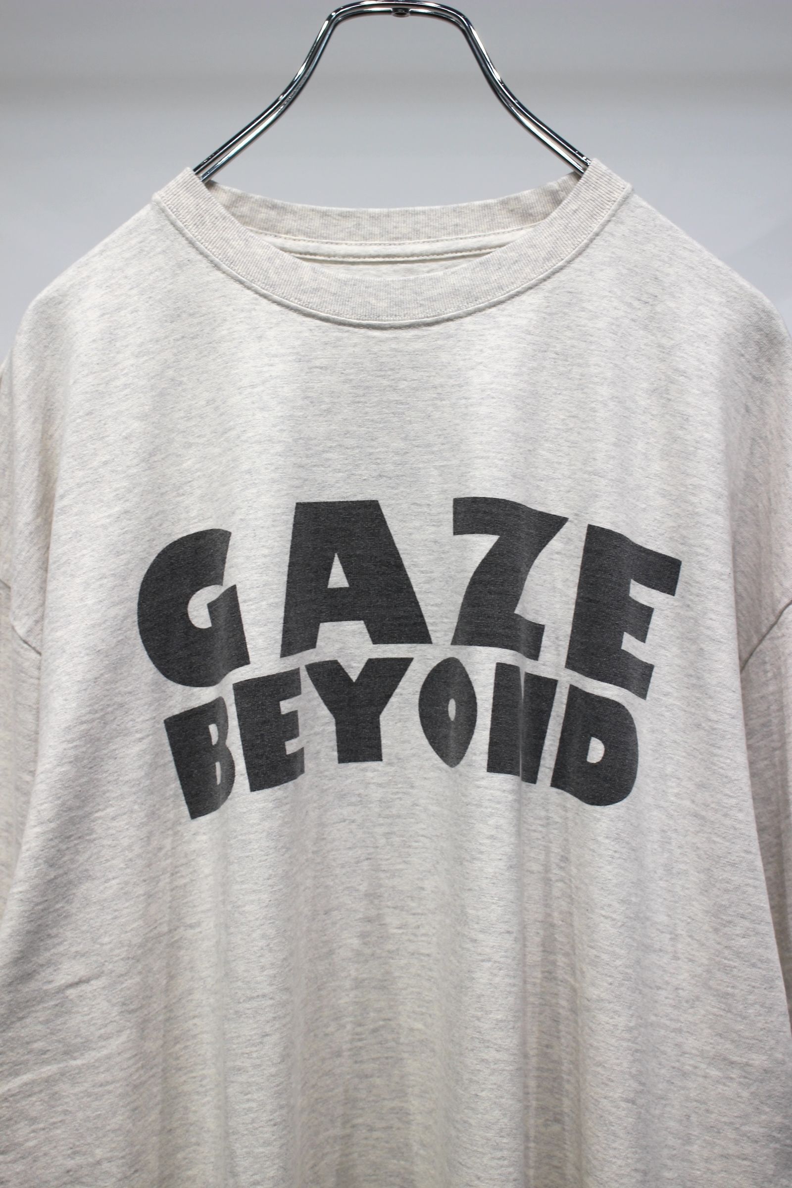 LOOSE FIT PRINT TEE : GAZE BEYOND | OATMEAL | カットソー