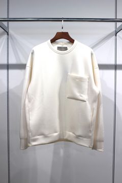 TWILL DOUBLE JERSEY P/O/WHITE