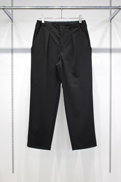 PONTE ROMA MIRROR POCKET PANTS | BLACK | テーパードパンツ