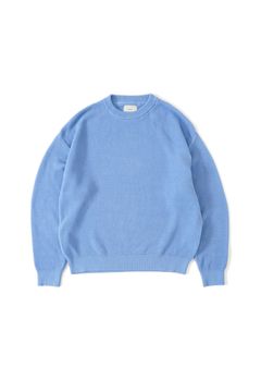 EVCON - [ラスト1点] COTTON CREW NECK SWEATER | SAX | ニット | NapsNote