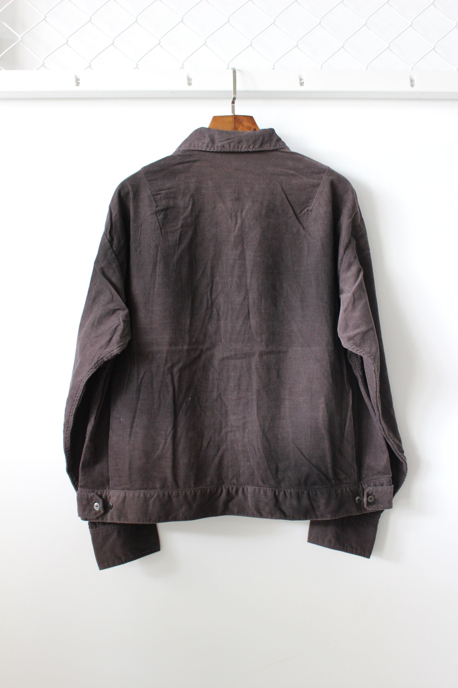 ANCELLM - CORDUROY SHORT JACKET/CHARCOAL | NapsNote