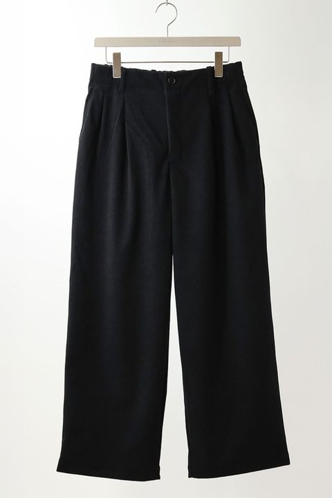 TRICOT CORDUROY PANTS | BLACK | コーデュロイパンツ