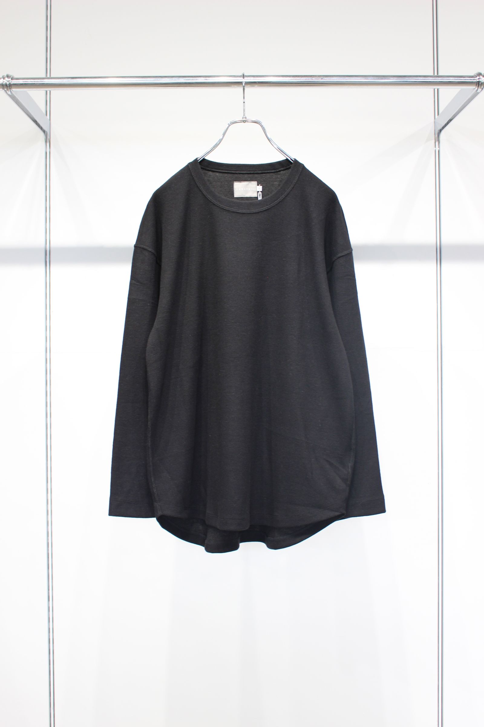 PREMIEREWARM L/S TEE (crew-neck) | BLACK | カットソー