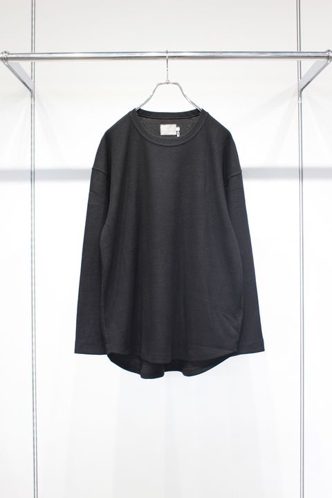 PREMIEREWARM L/S TEE (crew-neck) | BLACK | カットソー