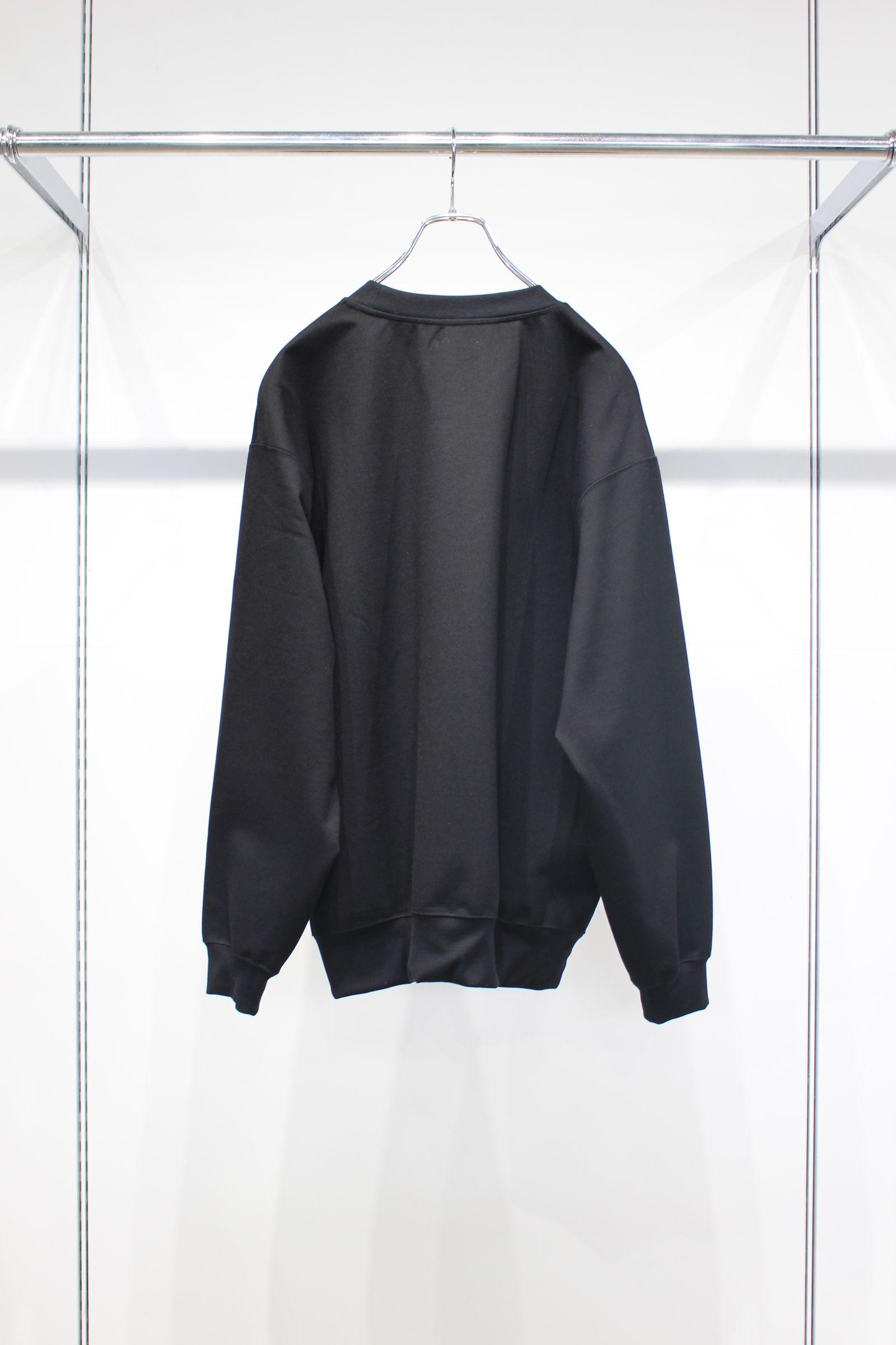 SILKY CREW NECK PULLOVER | BLACK | プルオーバー
