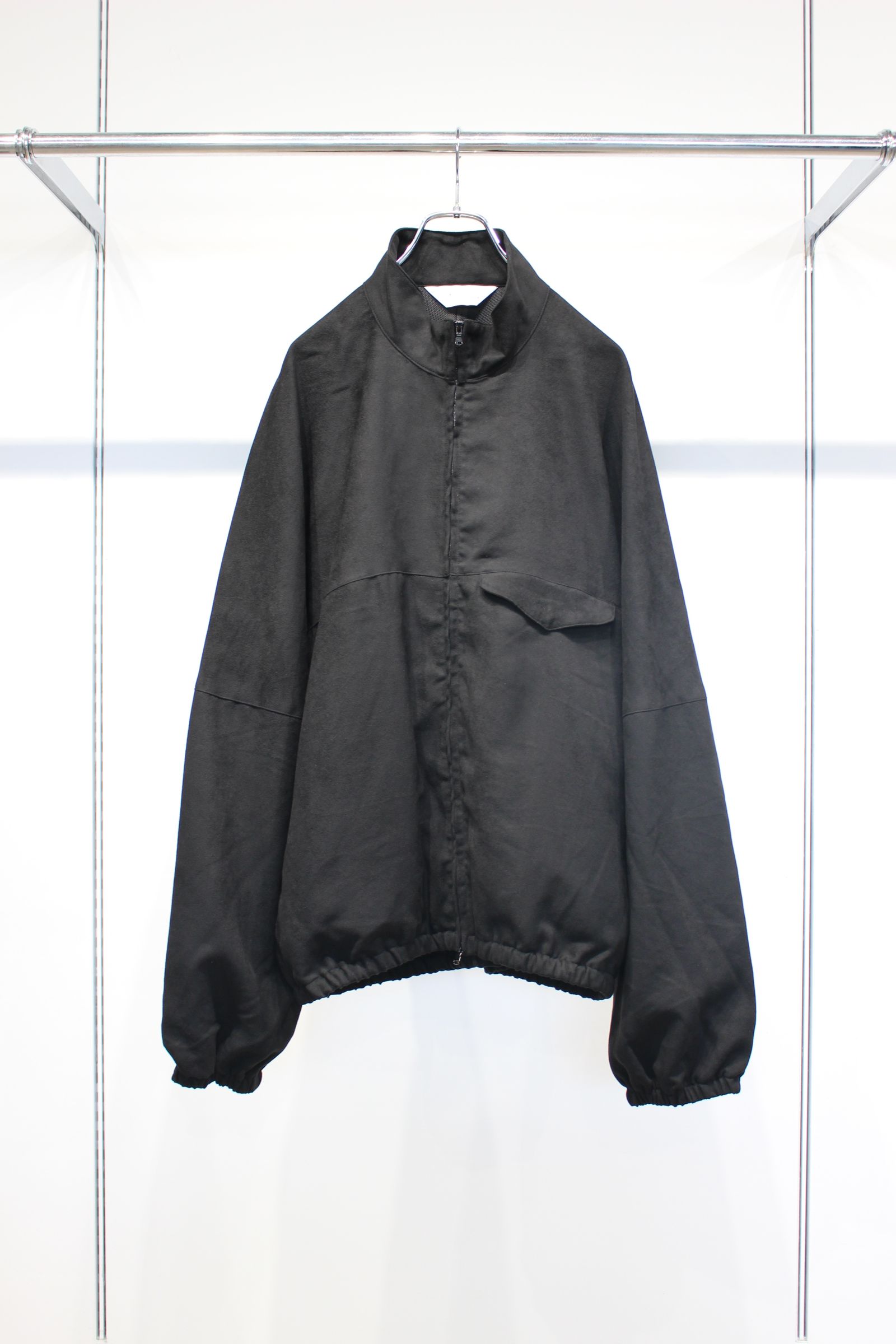 VEAGAN SUEDE KIMONO BLOUSON | BLACK | ライトアウター
