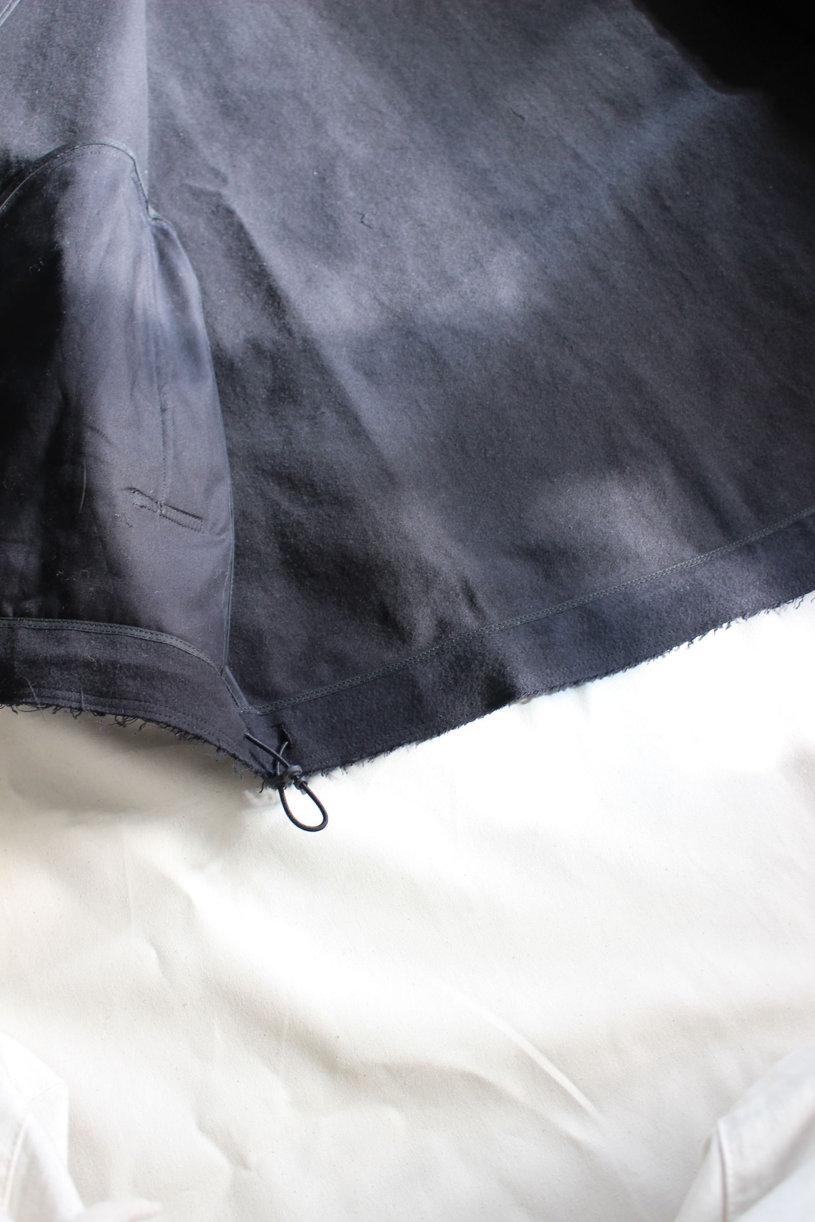 [ラスト1点] JENS SHORT BLOUSON | BLACK | コットンスウェードジャケット