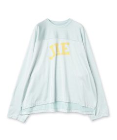 FOOTBALL PLATING OVERSIZED T-SHIRT/フットボールtシャツ/サックス