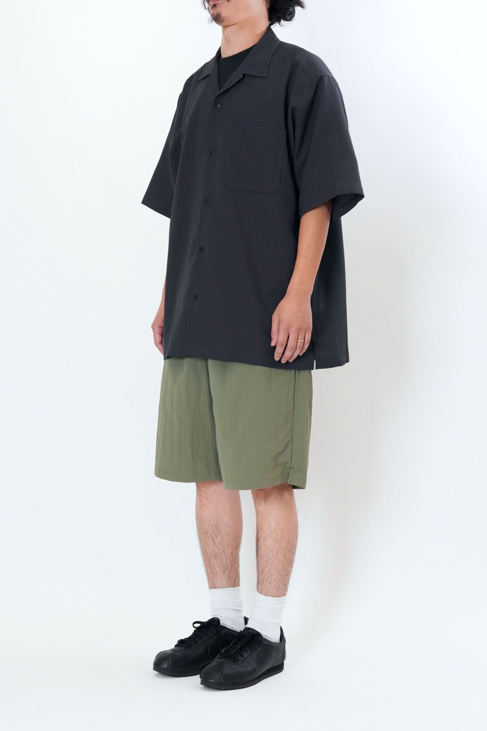 MESH S/S SHIRTS | GREEN | シャツ