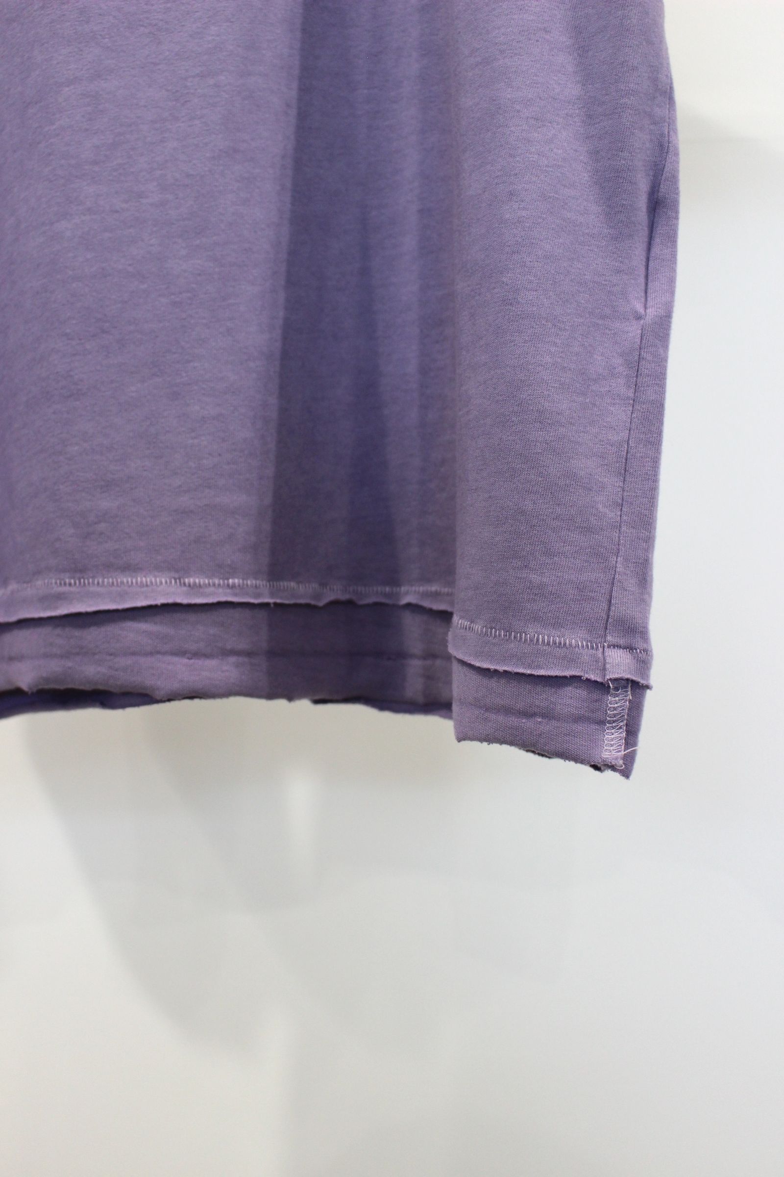 JieDa - DAMAGE GOTHIC PIGMENT TEE/Tシャツ/パープル | NapsNote JieDa - DAMAGE GOTHIC PIGMENT TEE/Tシャツ/パープル | NapsNote