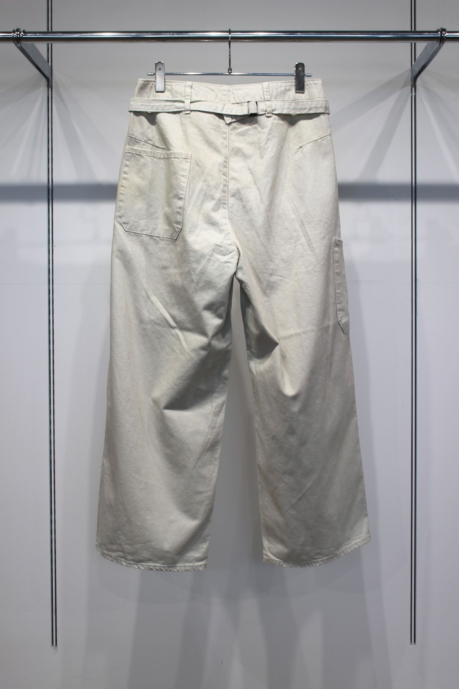 DENIM PAINTER PANTS | G.WHITE | ペインターパンツ