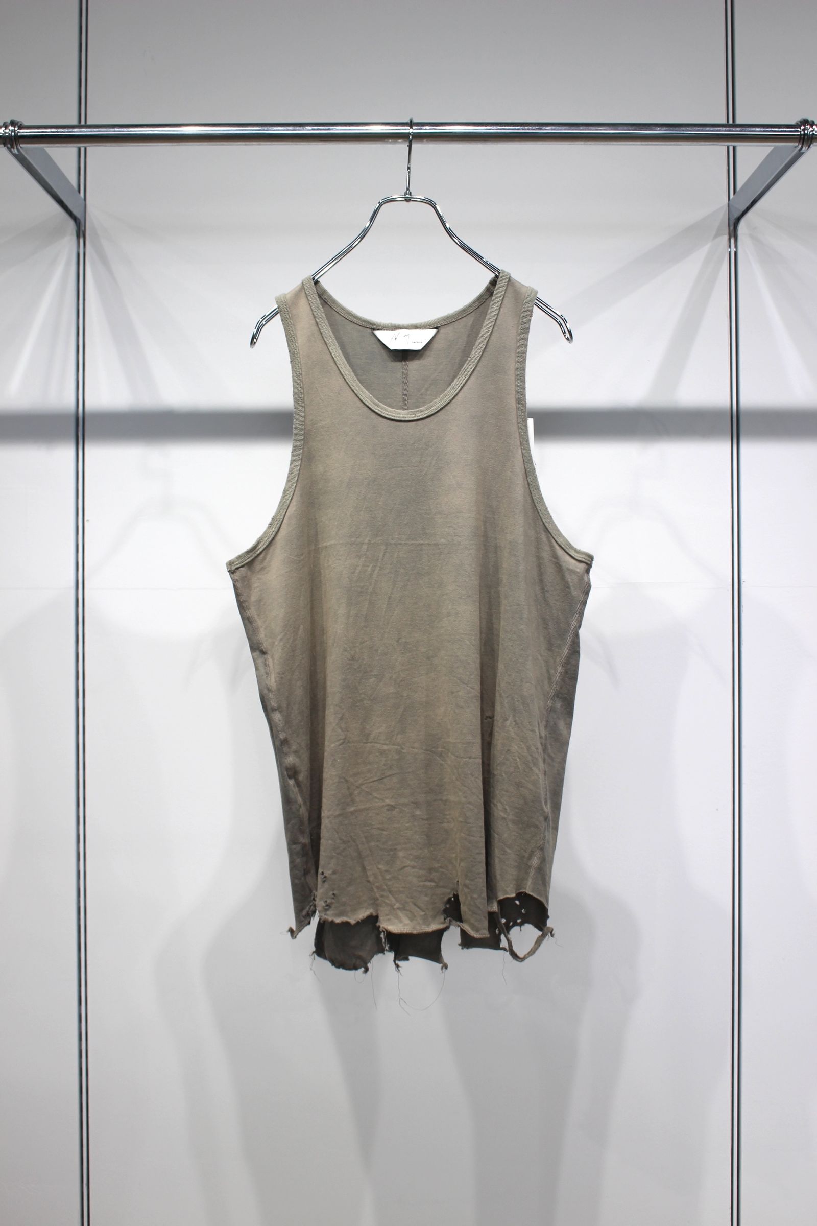 ANCELLM アンセルム 25ss新作 タンクトップ stein comoli 2025SS】 ANCELLM (アンセルム) 