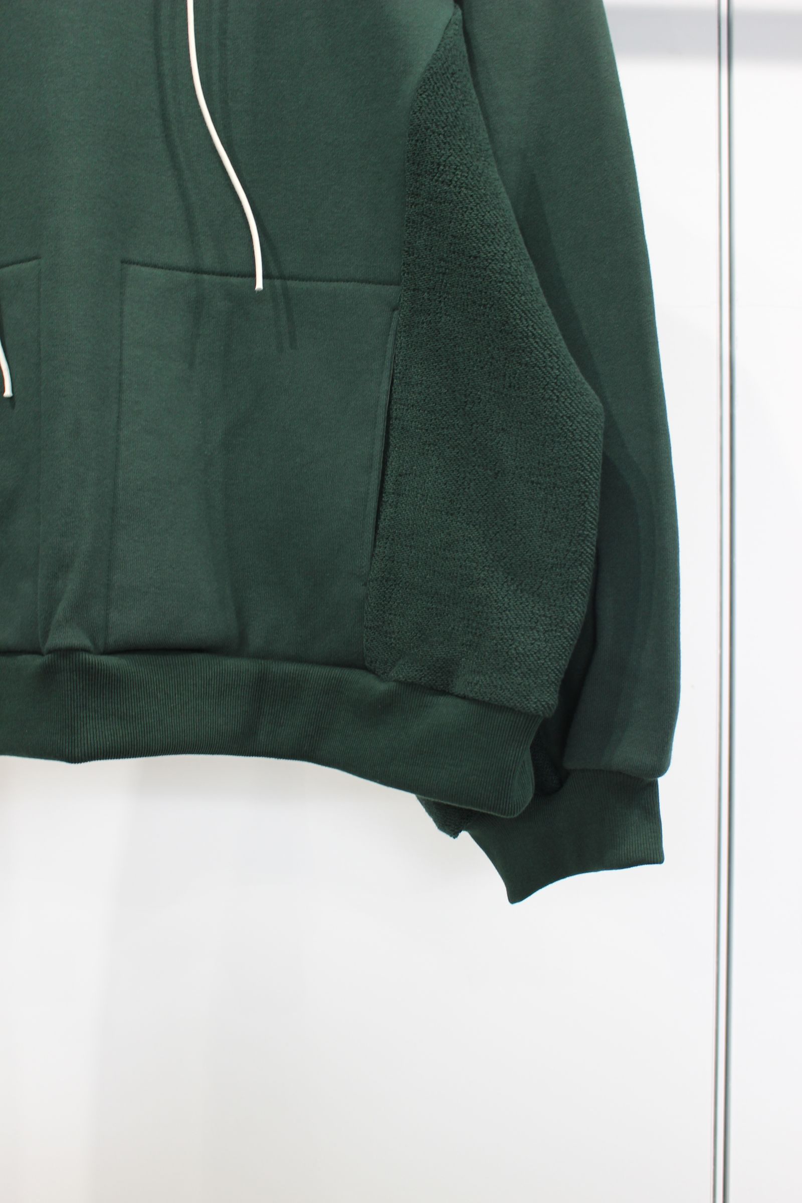 30/7 TIGHT TENION FLEECY FABRIC CREW NECK SWEATSHIRT | GREEN | スウェット