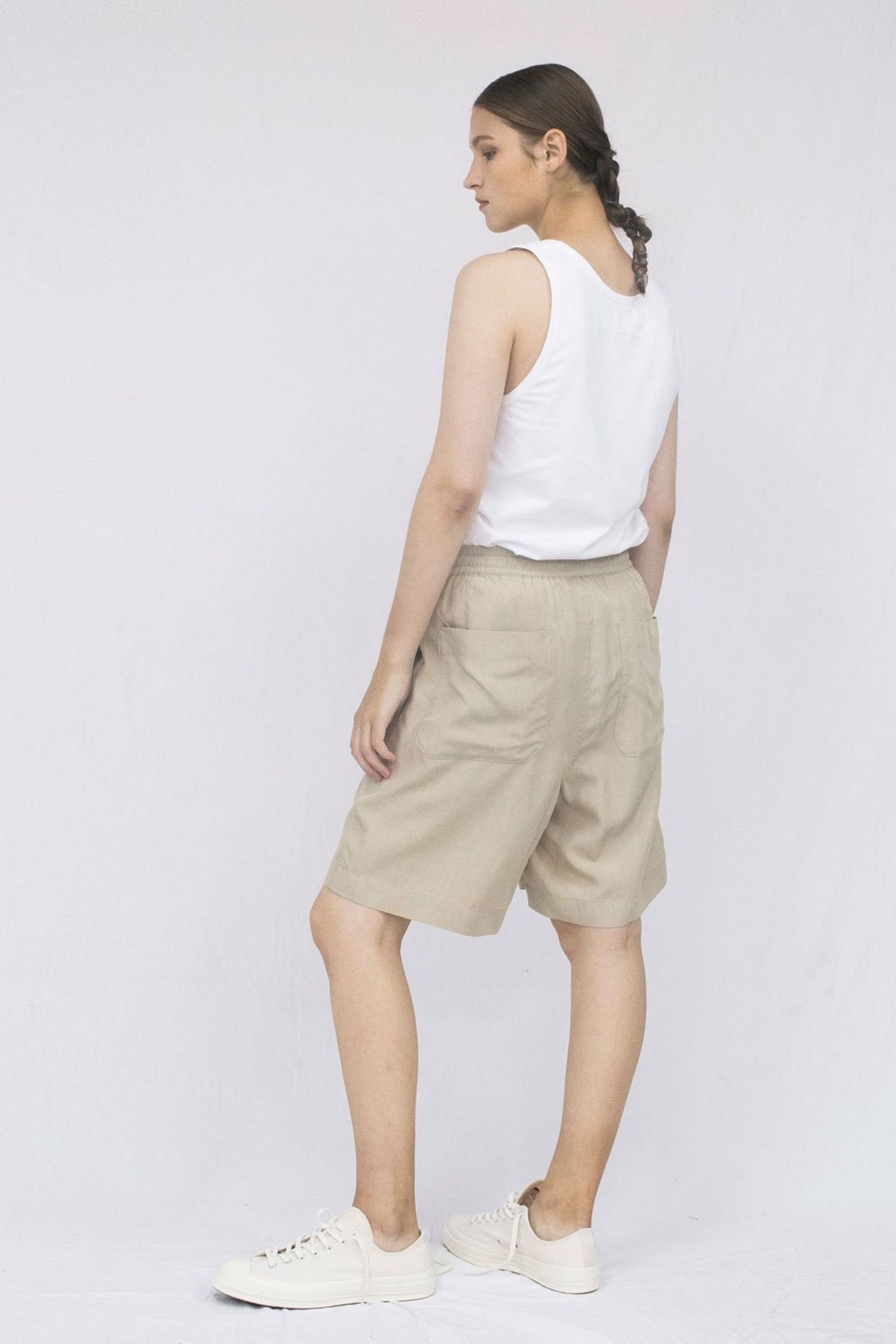 SOFT DRAPE MODAL SHORT Pants/ショートパンツ