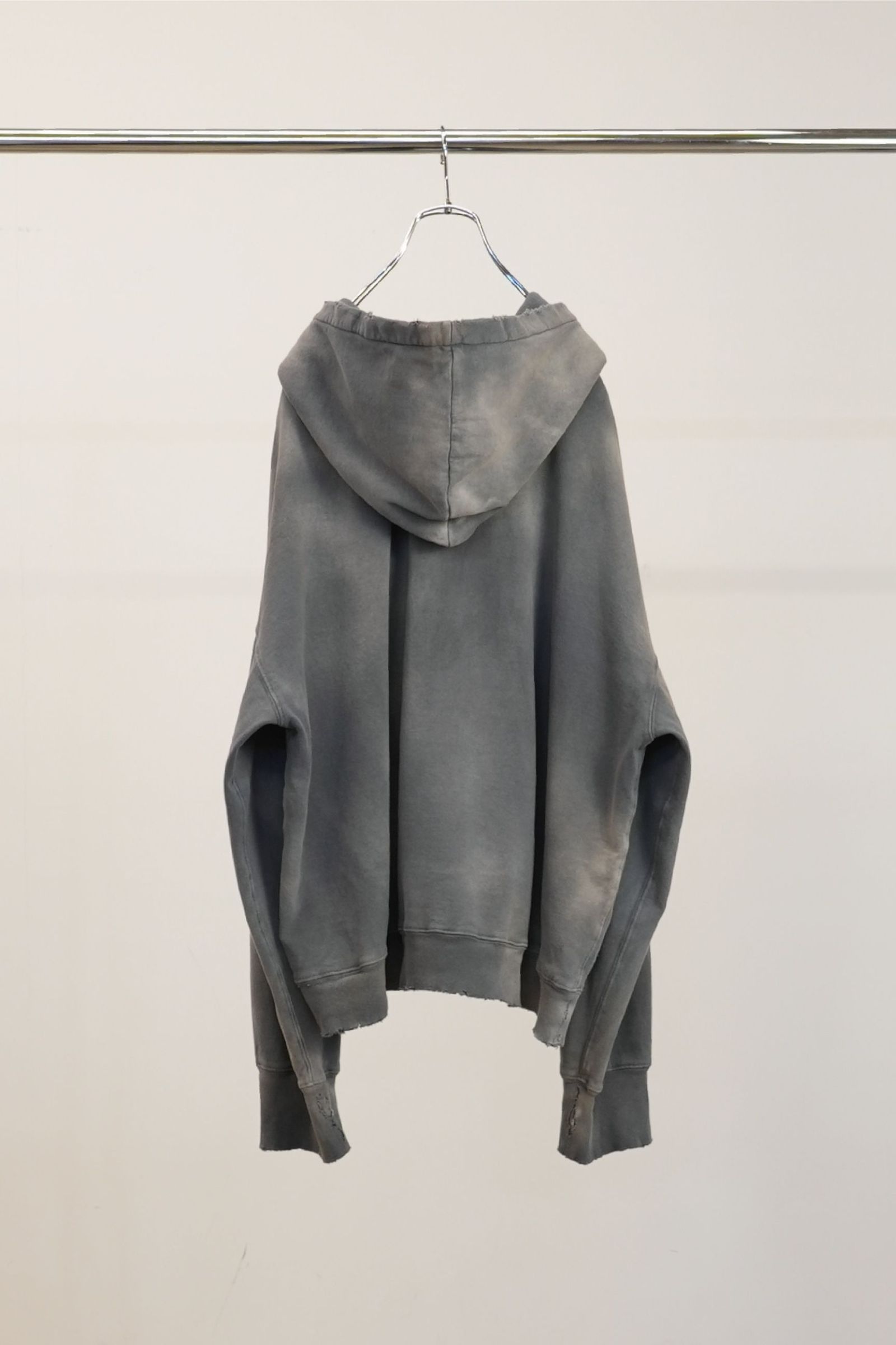 LIGHT LOOP ZIP HOODIE | GRAY | ジップパーカー