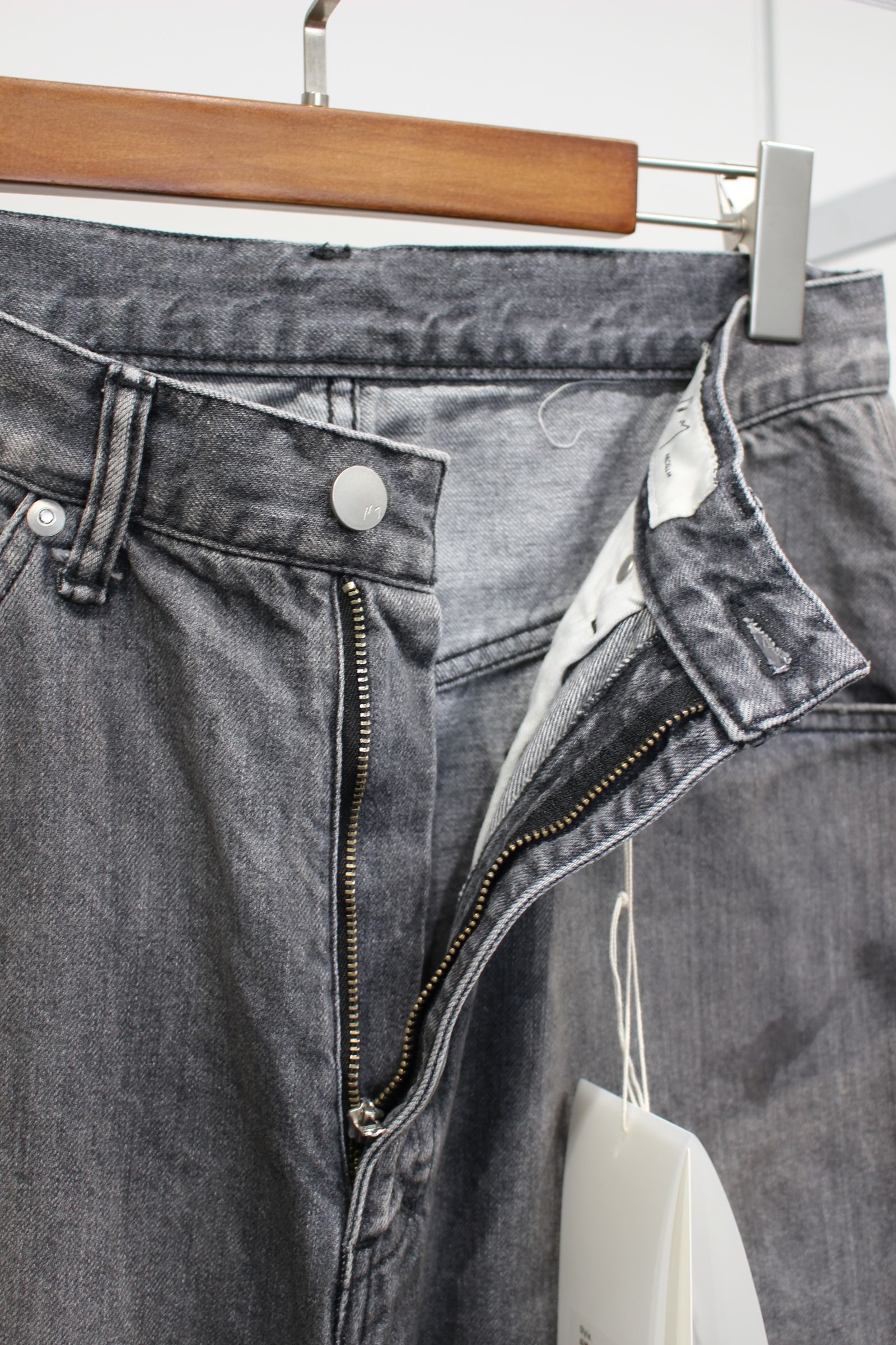 ANCELLM - AGING STRAIGHT 5P DENIM PANTS | INDIGO | デニム ANCELLM - AGING STRAIGHT 5P DENIM PANTS | INDIGO | デニム