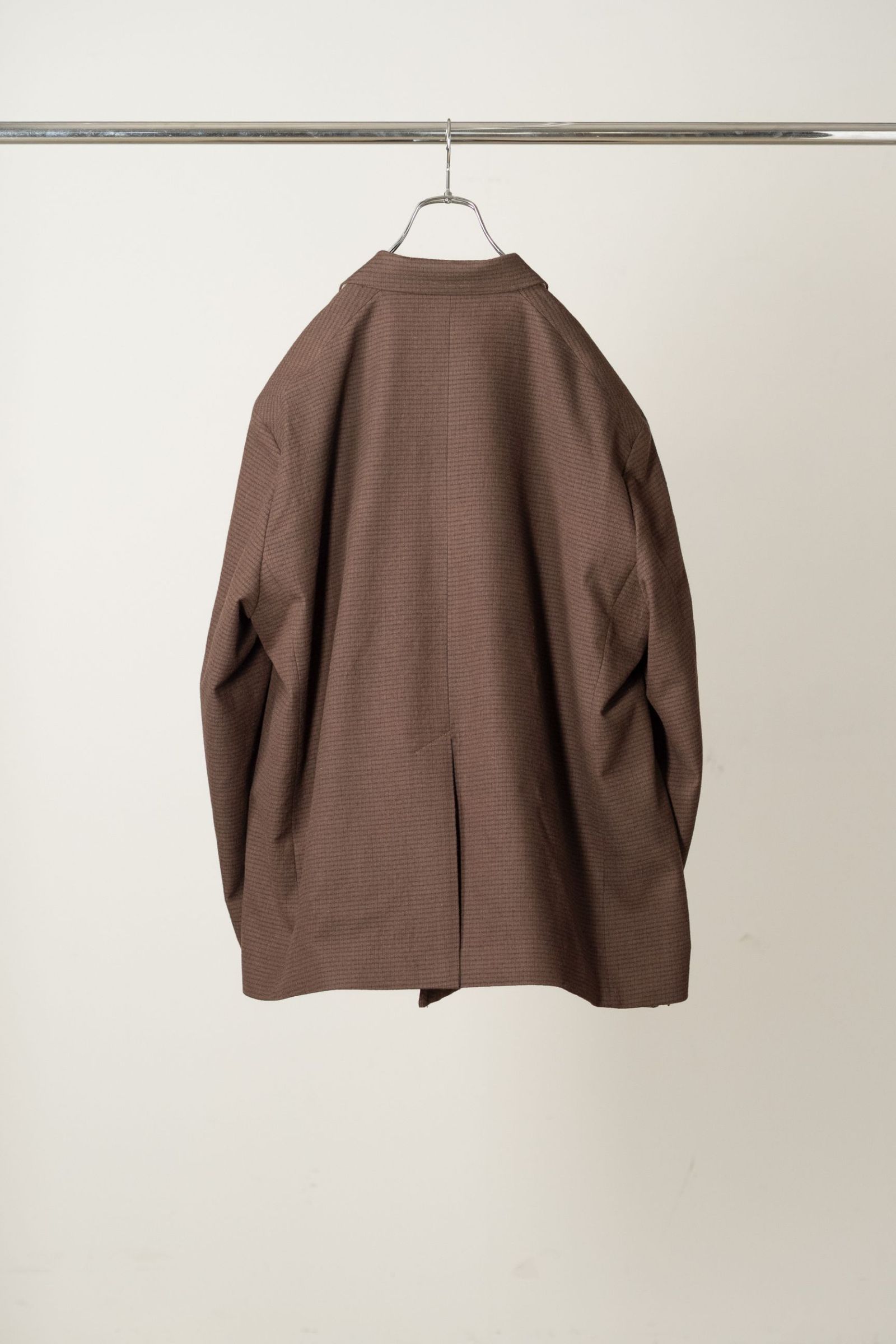 DOUBLE TAILORED JACKET | WOOL BELTED WIDE SLACKS | GRAPH CHECK | セットアップ