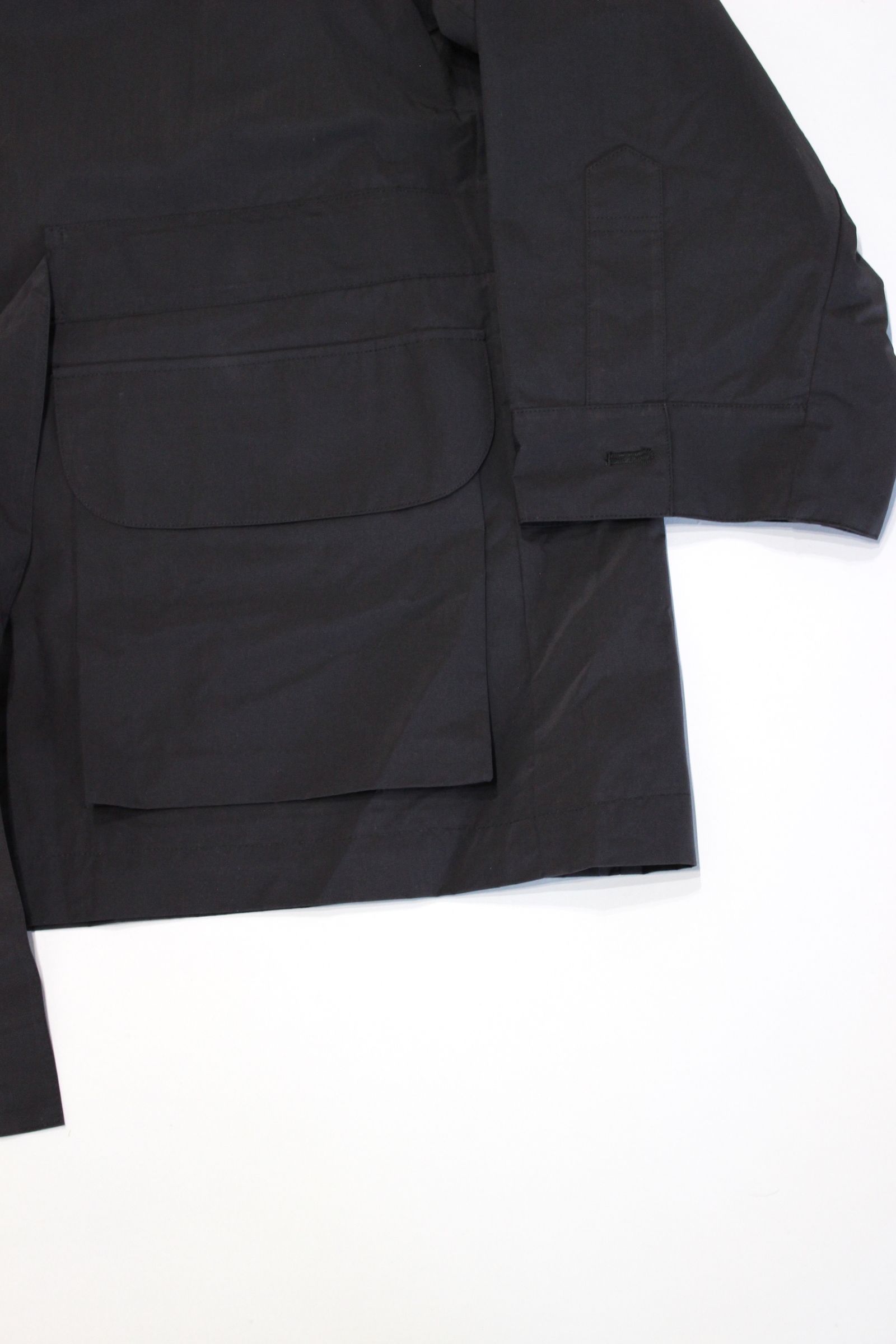 splitting ripstop wide jacket | BLACK | ジャケット