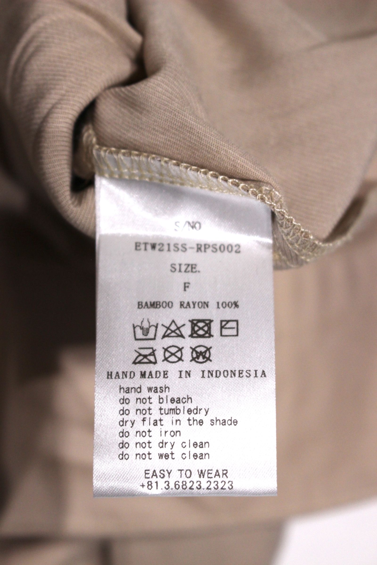BAMBOO SHORT PANTS/ショートパンツ