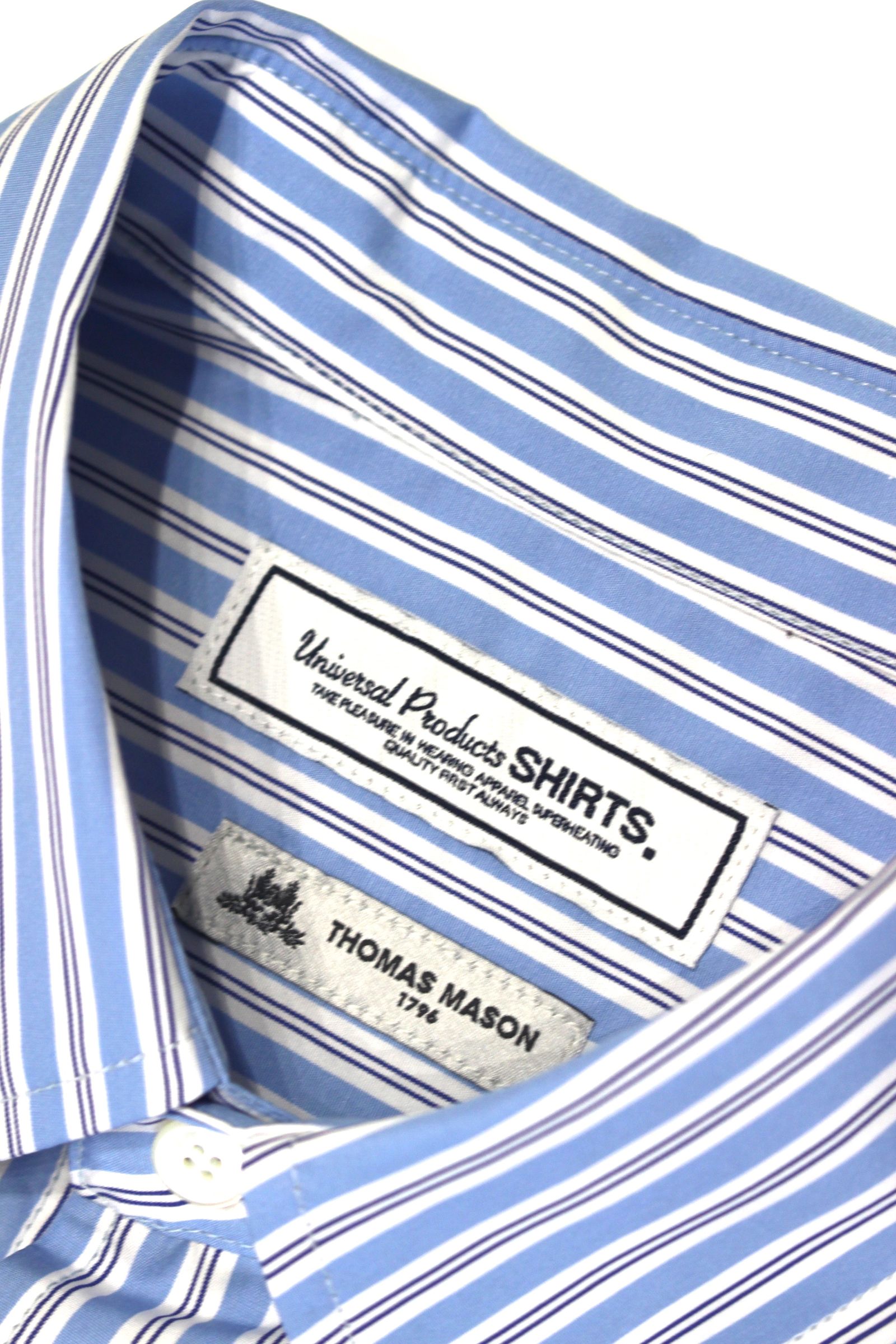 UNIVERSAL PRODUCTS - T.M. STRIPE BUTTON DOWN SHIRT/ボタンダウン