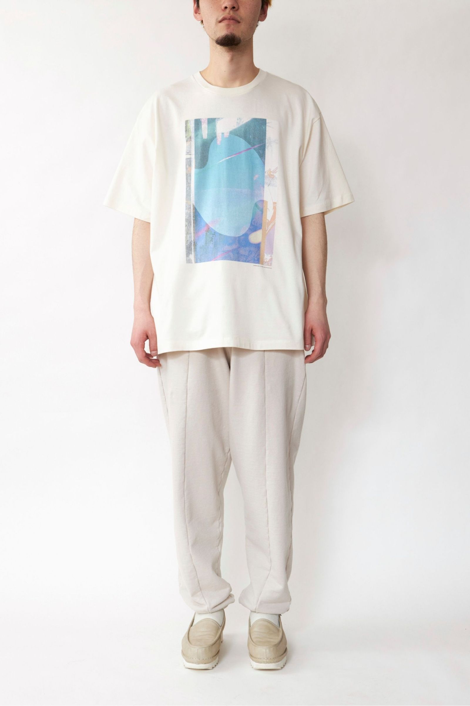 PRINTED T-SHIRT SS / CHROME/プリントTEE