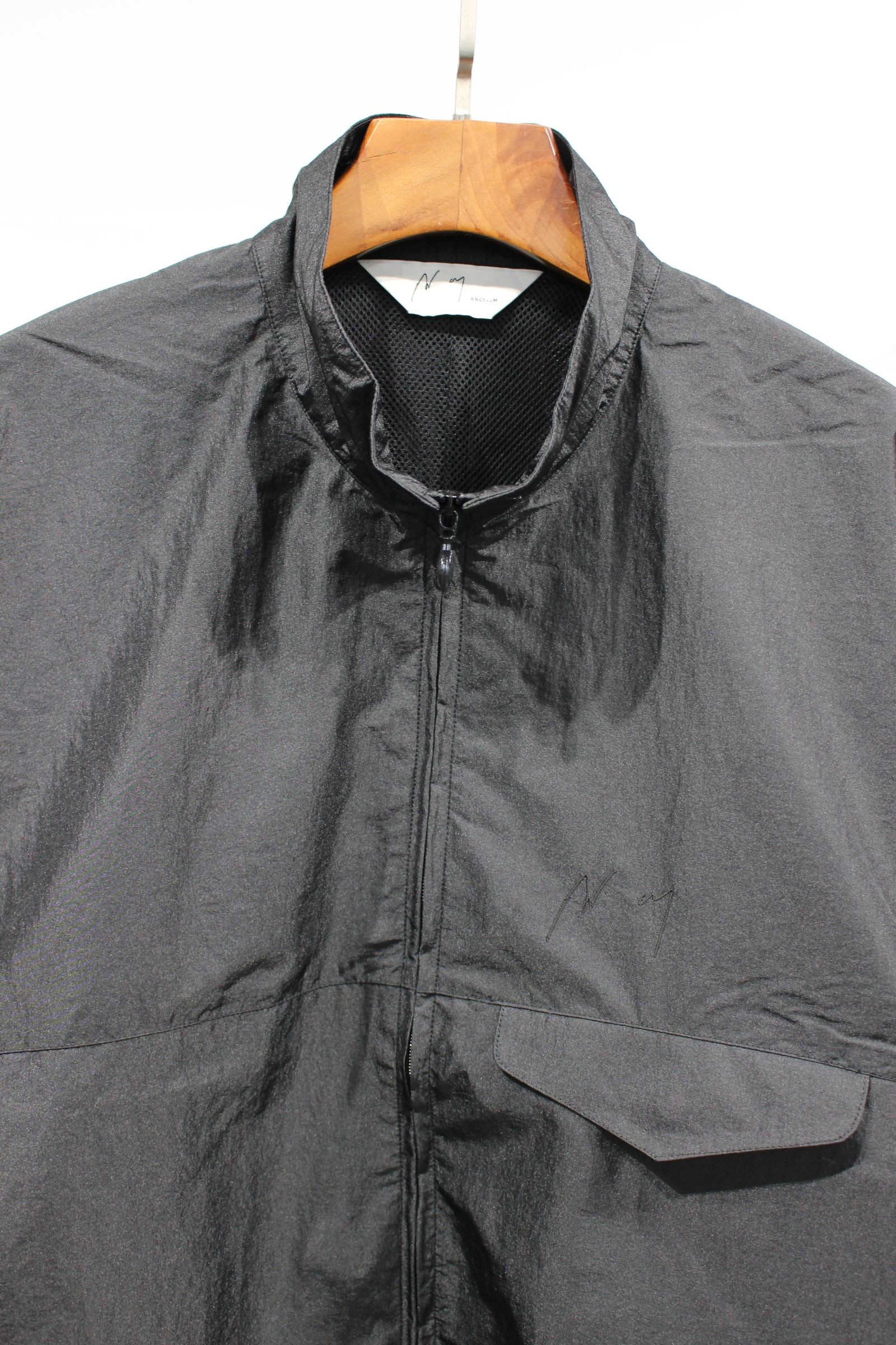 ANCELLM - NYLON KIMONO BLOUSON/BLACK | NapsNote