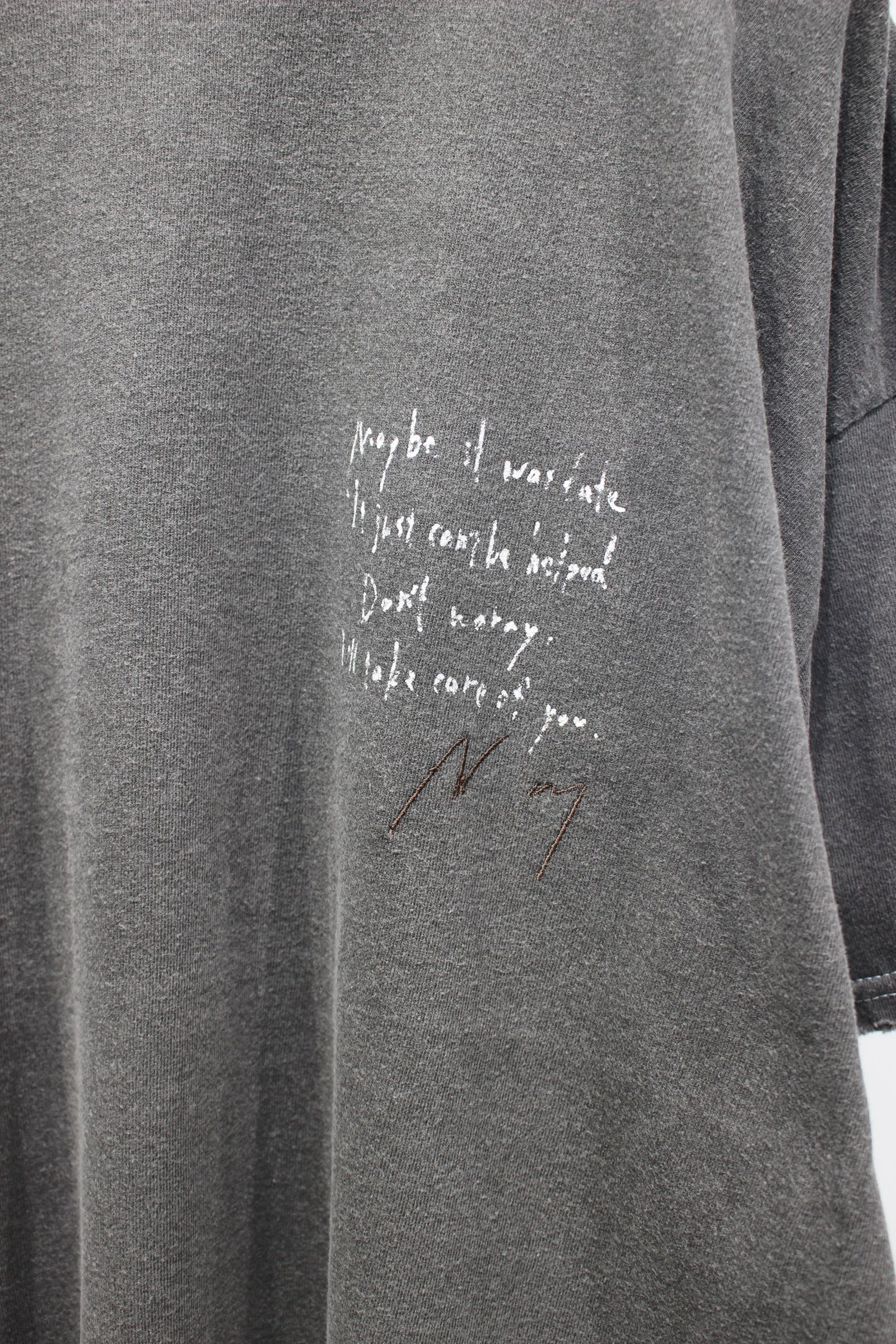 MESSAGE T-SHIRT | BLACK | カットソー