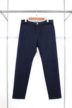 DENIM SLIM FIT TROUSERS -ONE WASHED- | WASHED INDIGO | デニム