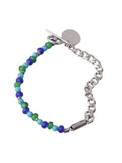 SWITCHING BEADS BRACELET | BLUE NAVY | ブレスレット