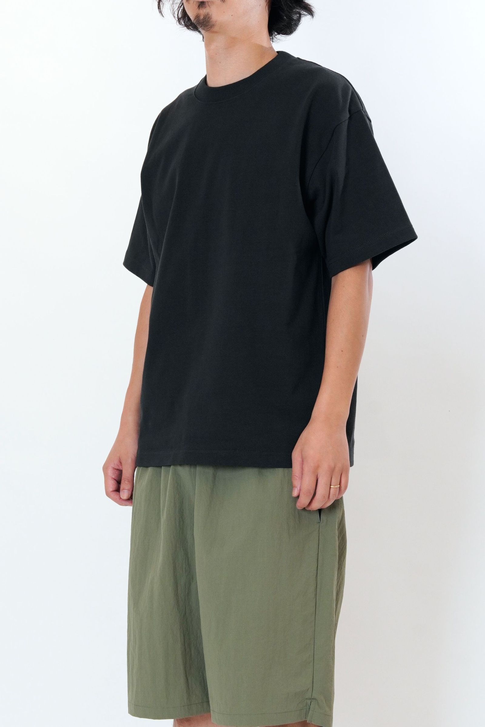 HEAVY WEIGHT S/S TEE | BLACK | カットソー