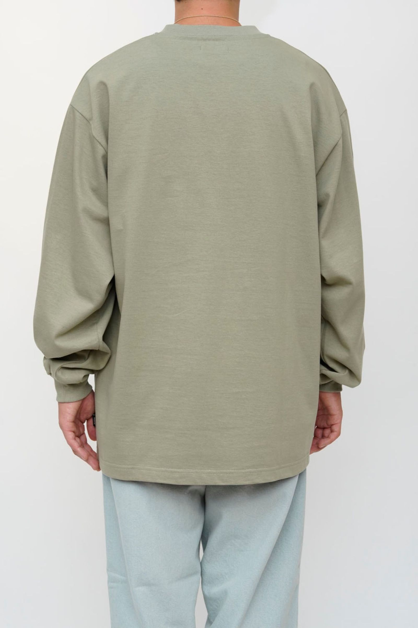 L/S T-SHIRT/LIGHT KHAKI