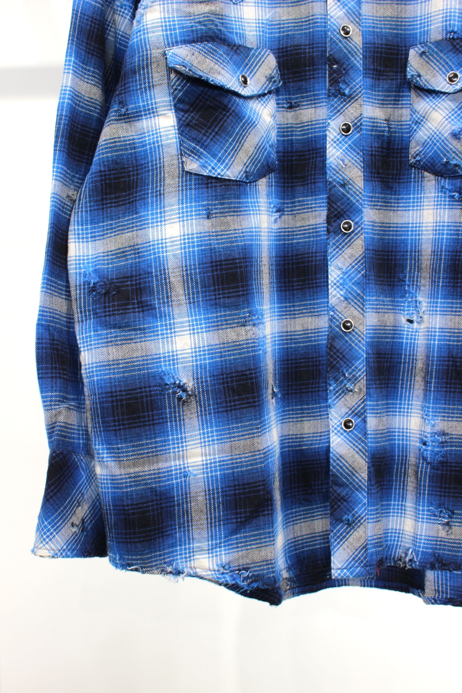 Rafu - Western shirt/BLUE | NapsNote