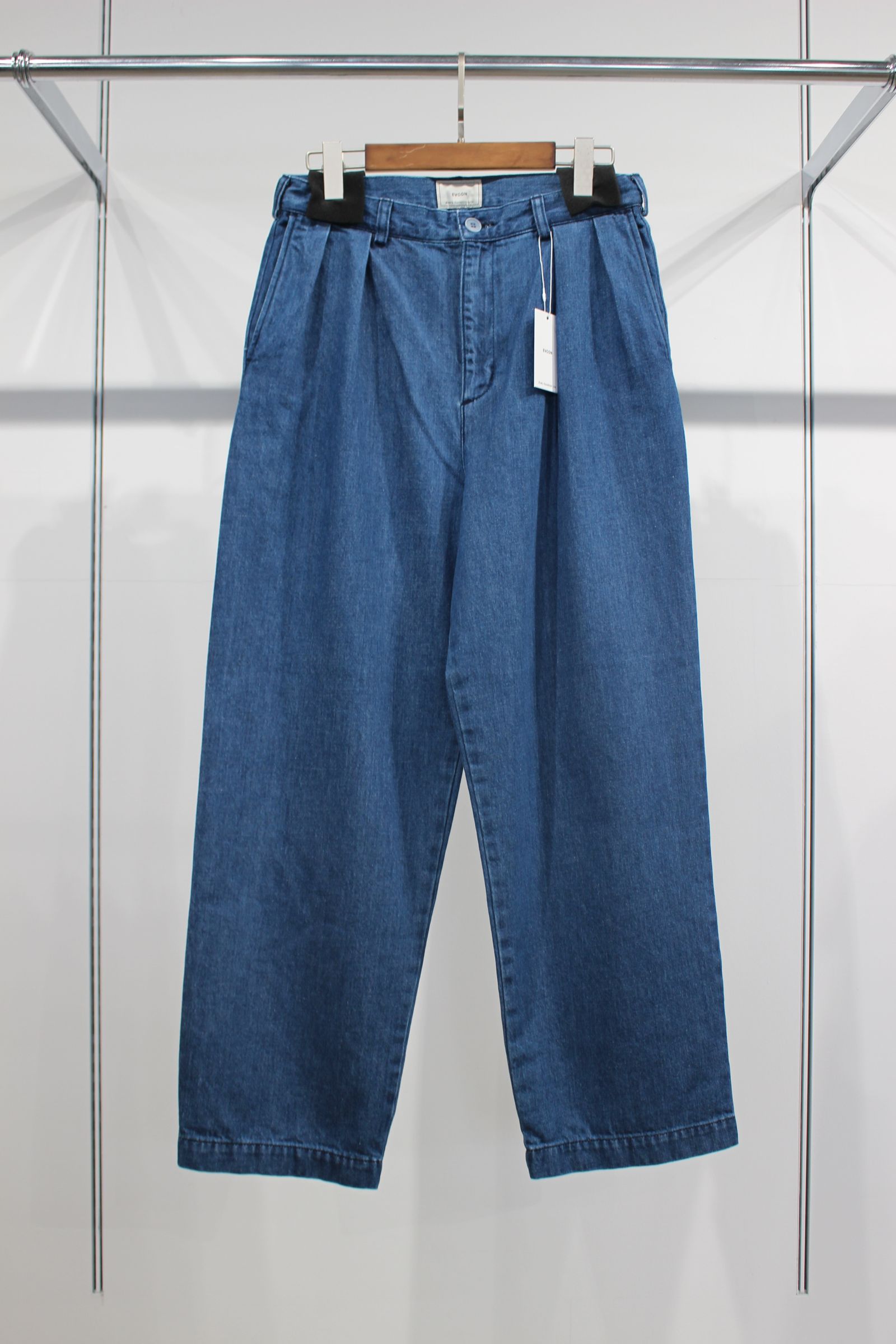 2TUCK DENIM TROUSER/2タックデニム