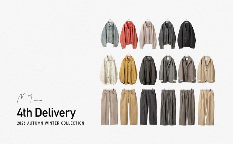 ANCELLM 26  AW 4th Delivery | New Item