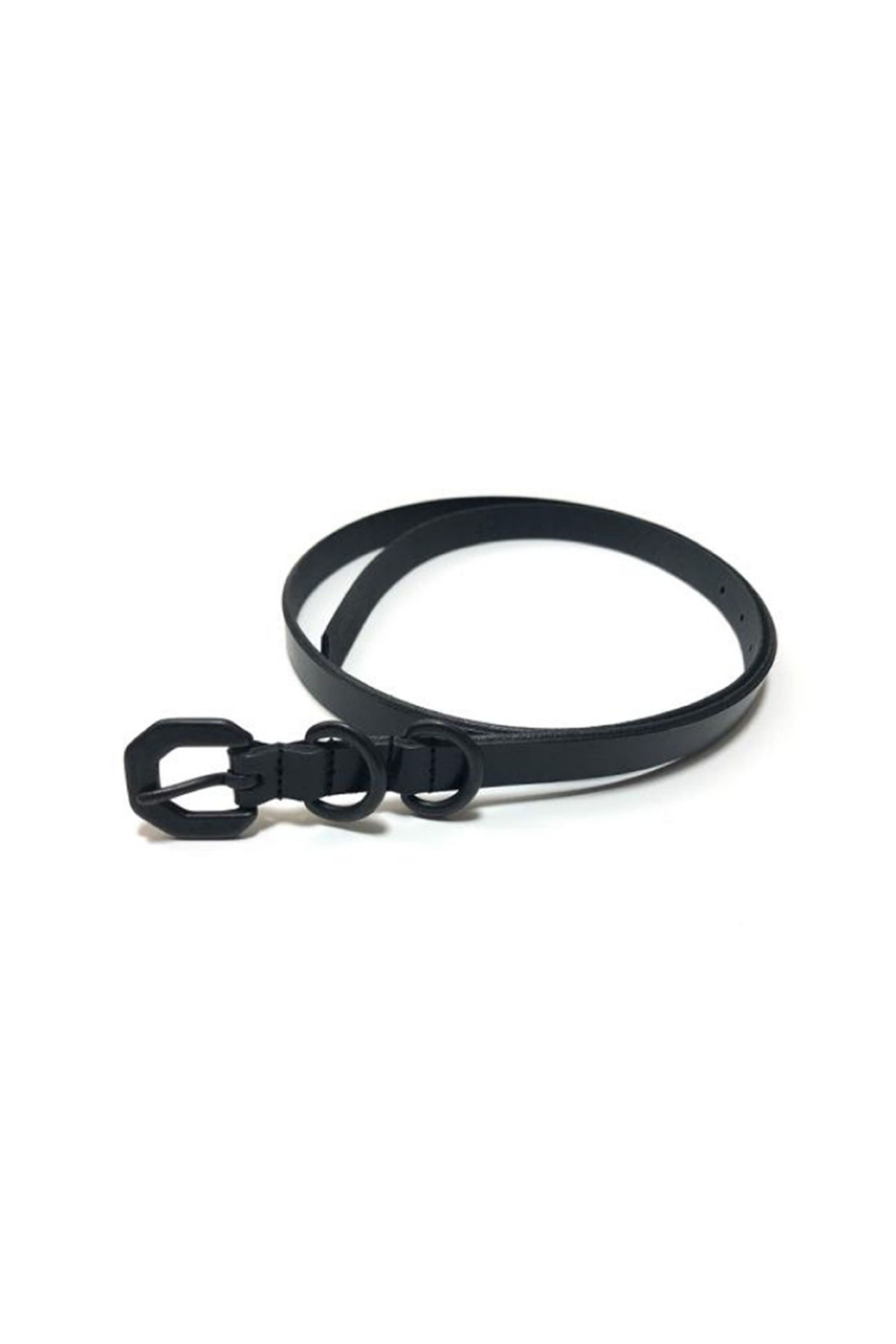 NARROW LEATHER BELT | BLACK | ベルト