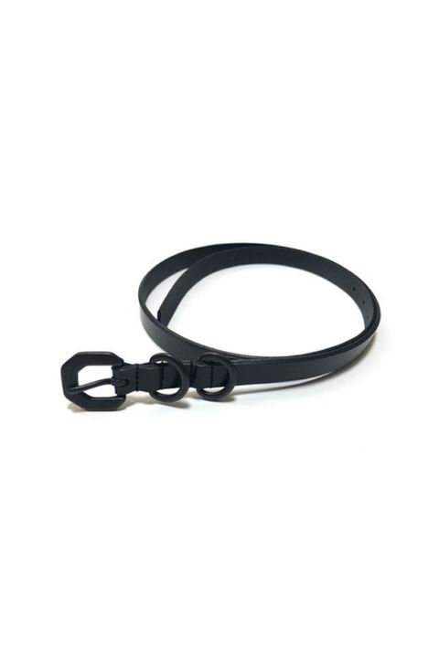 NARROW LEATHER BELT | BLACK | ベルト