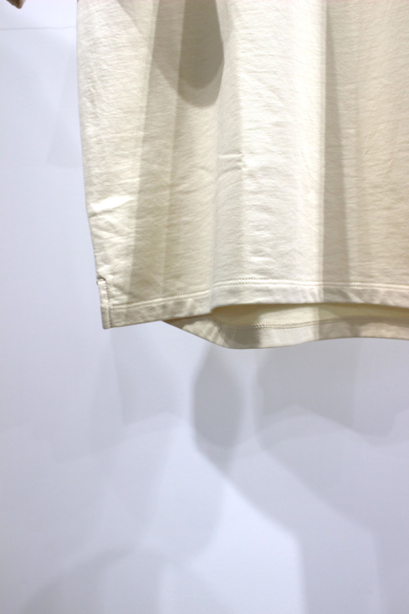 HIGH GAUGE FRENCH TERRY S/S TEE/IVORY