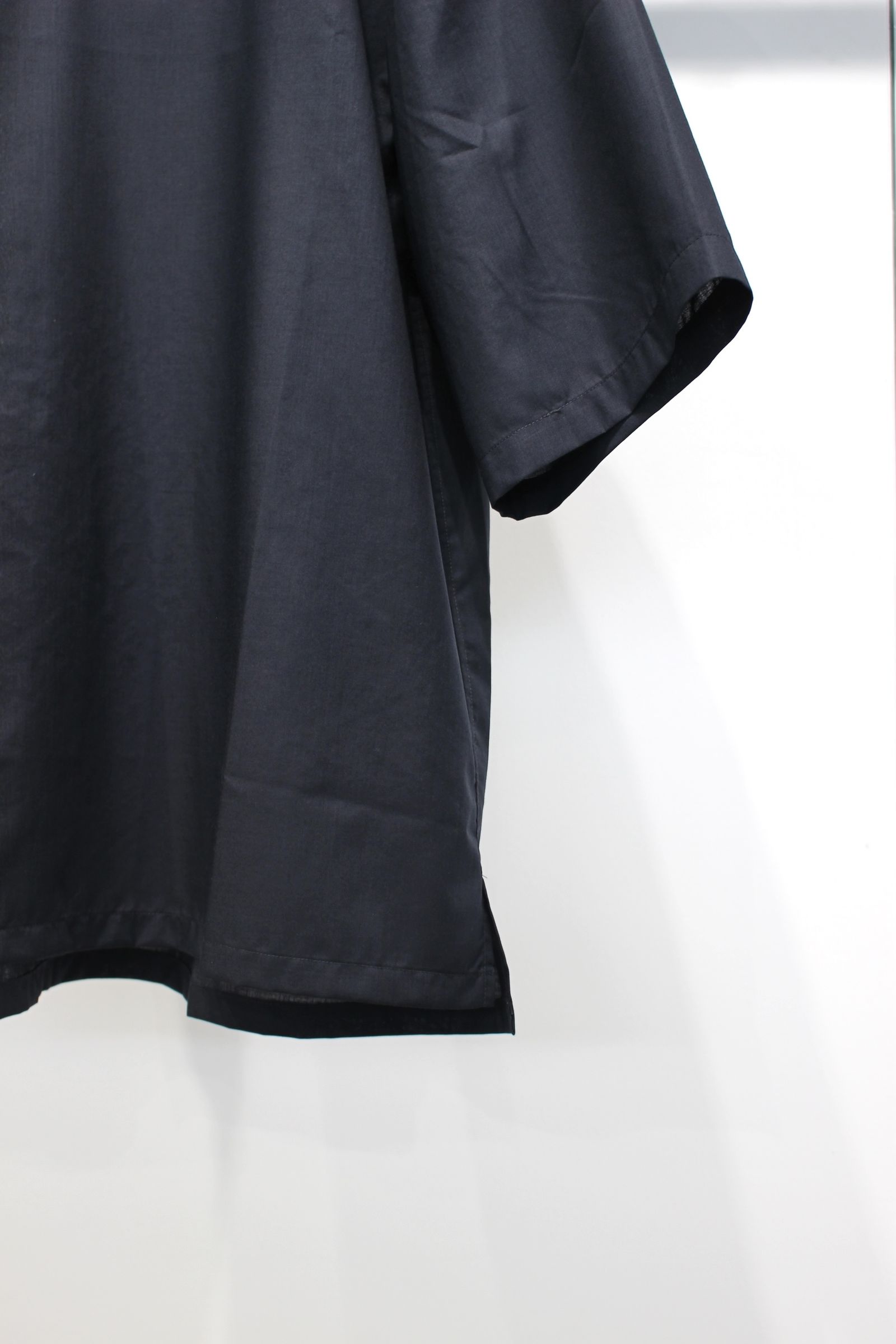 LAWN SKIPPER  SHIRTS | NAVY BLACK | スキッパーシャツ