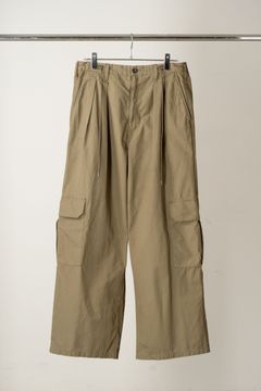 POPLIN CARGO PANTS | OLIVE | カーゴパンツ