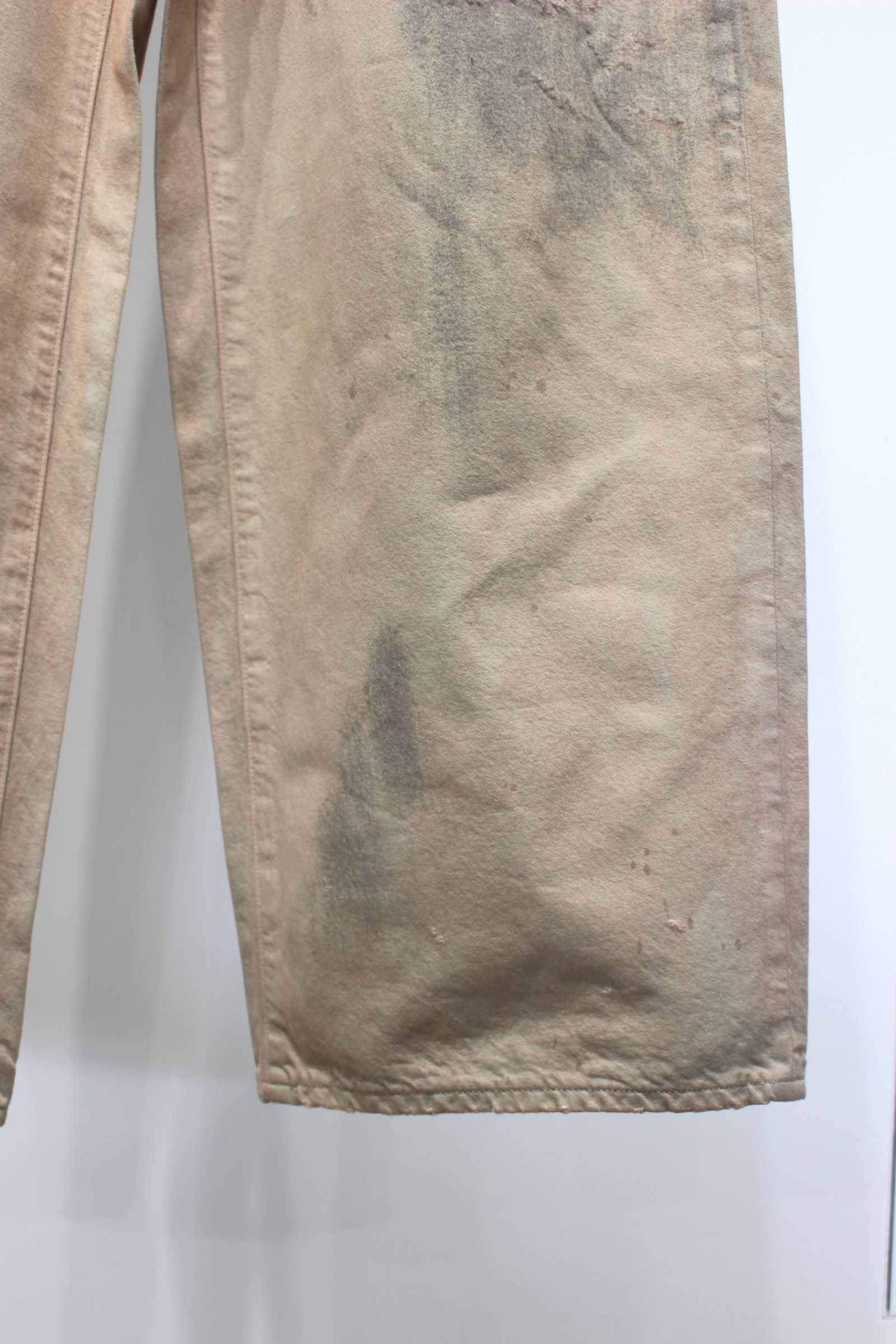 DENIM WIDE SLACKS | SAND | デニムパンツ