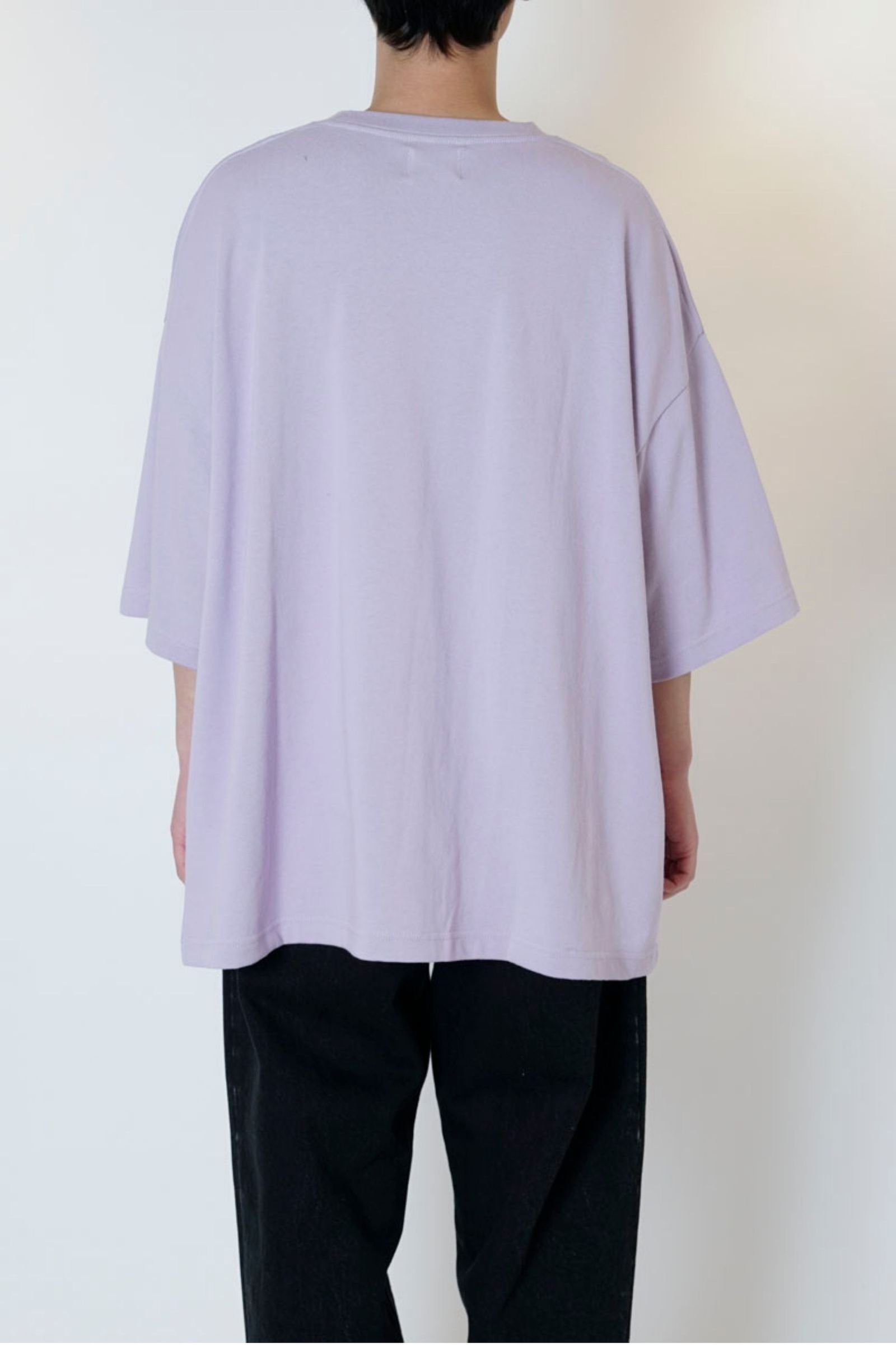 WIDE S/S TEE/LAVENDER